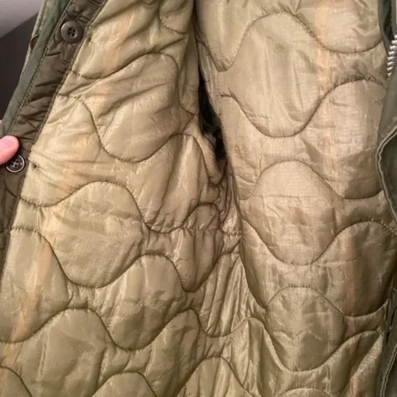 SOLD 90s Rugged Military Field Jacket w/ Liner - Picture 4 of 11